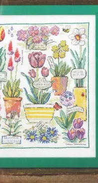 Botanica Whimsy - Floral Sampler By Carol Thorton from Cross Stitch Gold 71 XSD