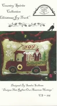 Homespun Elegance - Country Spirits - Christmas Joy Truck