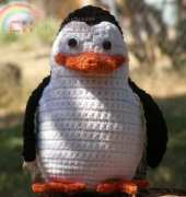 Wolf Dreamer off the Hook - Private Penguin - Linda Potts