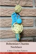 Designs by diligence - Julia Schwartz - Bohemian Charms Crochet Necklace - Free