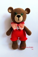 Olga Zimina - Teddy bear with bow - Russian - Free
