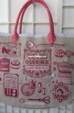 Des Histoires à Broder / DHAB - Le Sac à Ouvrages Rouge Toujours PCS