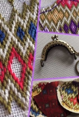 Flame and Queen stitch etui