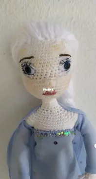 Amigurumi Elsa frozen