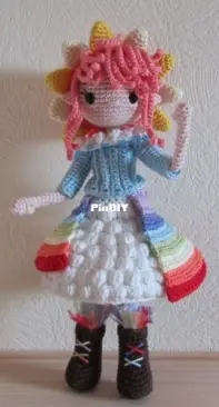 Haslea Crochet - Anaëlle Tanniou - Rainbow Fairy / Elf