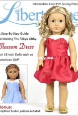 Liberty Jane Clothing - Blossom Dress for 18" Dolls