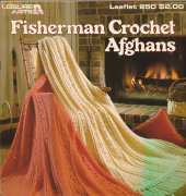 Leisure Arts- Anne Rabun Ough-250 Fisherman Crochet Afghans
