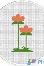 Daily Cross Stitch - Zen Flower