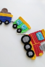 Fancy Infancy Crochet - Maria - Crochet Applique Train