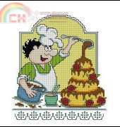 Sdelano (Made With Love) KT-022 Chef Decorate the cake (different version)