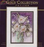 Dimensions - The Gold Collection Petites 65074 White Peonies