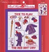 Candamar Designs - 51483 - Red Hat Society - 'Time to Play' Sampler