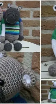 Stip en Haak - Herriët van de Wiel - Nikki the Hippo - Dutch