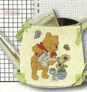 Winnie the Pooh Garden from Magazine Disney Cross Stitch Italy n°63
