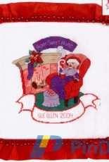 Candamar Designs 51492 Red Hat Society - Red Hat Holiday Pillow