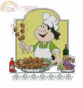 Sdelano (Made with Love) Chef with Shish Kebab