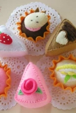 July Hobby-DIY Three Cute Cakes & Tarts