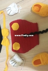 mickey mouse baby costume