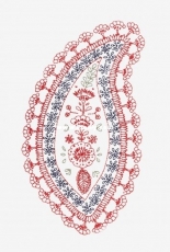 DMC-Around The World-Paisley Motif - Free