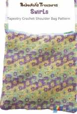 Rebeckahs Treasures- Rebeckah Ferger - Swirls Tapestry Crochet Shoulder Bag Pattern