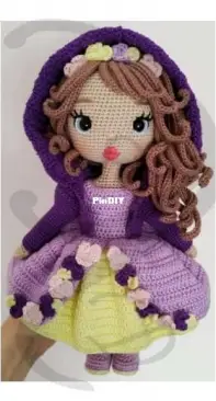Crochet Pattern World - Annea Leolea - Astrid in Princess Outfit - Turkish - Translated