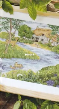 Riverside Retreat - River Cottage by Maria Diaz from Cross Stitch Gold 89