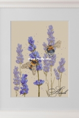Ameli Stitch - Lavender and Bumblebee by Anna Smith / Kuznetsova