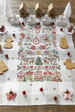 Les Brodeuses Parisiennes LBP - Torchon Imagier de Noël