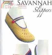 Gourmet Crochet - Carolyn Christmas Designs - Carolyn Christmas - Savannah Slippers
