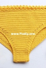 Capitana Uncino - Sunflower Crochet  Bikini Bottom