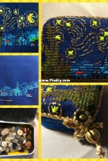 Tin Topper Starry Night - White Hart Designs