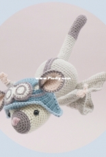 The Little Hook Crochet - Little Aqua Girl - Bubbles and Bongo - Erinna Lee -  Sweetie the Sugar Glider