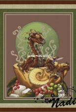 Coffee Dragon by Nadezhda Kazarina / Nadi