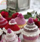 Drops Design-Extra-R-618- Crochet cupcake- Free