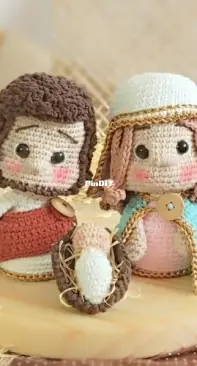 Mister Croche - Rodrigo Augusto Duarte - Holy Family Amigurumi - Sagrada Família Amigurumi - Portuguese
