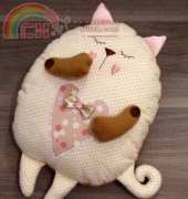 Pillow Cat Красивые игрушки by Natalya Zatinatskaya Затинацкая