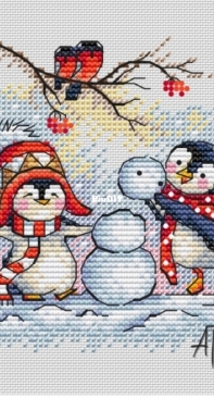 Snowman by Anna Petunova