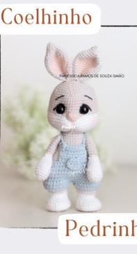 Amis Crochê - Jéssica Ramos de Souza Simão - Bunny -  Coelhinho Pedrinho - Portuguese