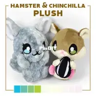 Sew Desu Ne? - Choly Knight - Hamster and Chinchilla Plush - Machine Embroidery Files - Free