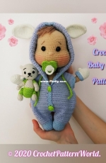 Crochet Pattern World - Annea Leolea - Baby Doll