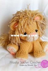 Lion by Mostly Stitchin' Crochet Designs by Meredith May - English