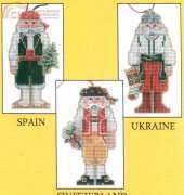 Imaginating 1993 - Nutcracker Ornaments III - Spain, Ukraine, Switzerland