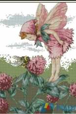 DMC PC23 The Red Clover Fairy