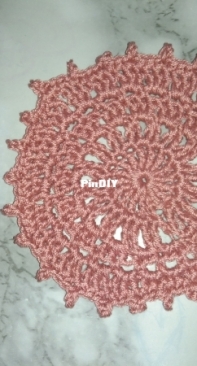 Old Rose Lead Coasters Crocheted