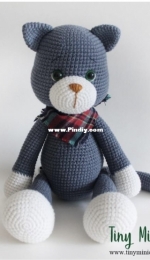 Amigurumi Aşkına - Tiny Mini Design - Demet Karabayır - Cat Felix - Kedi Felix - Turkish