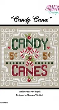 Shannon Christine Designs - The Signs of Christmas #2 of 9 - Candy Canes by Shannon Wasilief