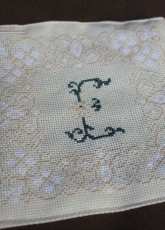 Initials for the towels