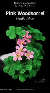 Happy Patty Crochet - Pink Woodsorrel