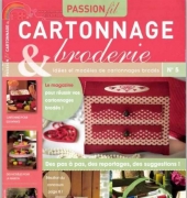 Passion Fil-Cartonnage & Broderie N°05 - French