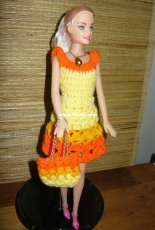 Maguinda Bolsón - Rocio dress and bag set for dolls